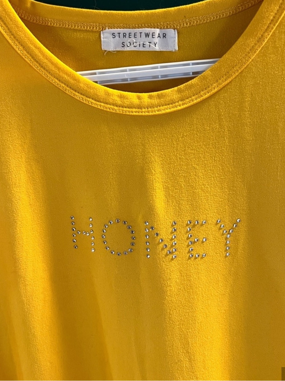 Yellow 'HONEY' Tee